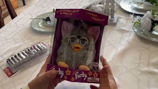 Original 1998 Furby, New In Box Reveal! Open it up and get it working! How to get dead Furby working