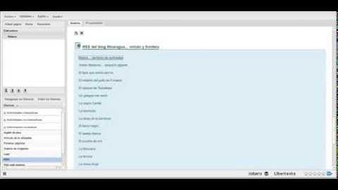 Idevice RSS en eXeLearning
