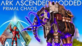 Ultimate Battle Mammoth & Frozen Fire Wyvern in Ark Primal Chaos! Ark Pooping Ascended Mods!