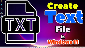 How to Make Text Document file in Windows 11 PC or Laptop | How to create txt file