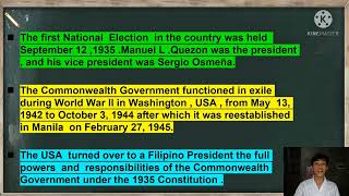 THE COMMONWEALTH GOVERNMENT