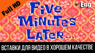 #2 Five Minutes Later / Пять Минут Спустя | Spongebob Timecard Вставка Для Видео Insert For Video