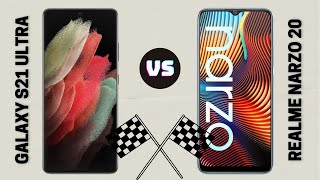 Samsung Galaxy S21 Ultra vs Realme Narzo 20