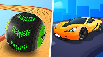 ✅♻️ Going Balls Vs Race Master 3D Car Racing Speedrun Gameplay Trailer 4K 17