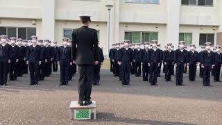 分隊編成式2021.04.08入隊式　海上自衛隊　舞鶴教育隊　入隊式　自衛官候補生課程
