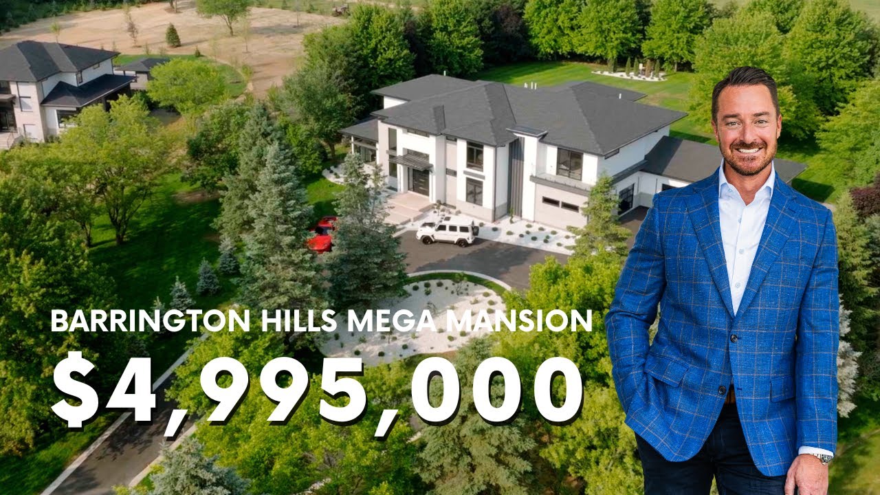 Touring a $4,995,000 Mega Mansion In Barrington Hills, Illinois