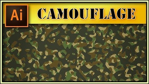 Hoe maak je camouflage in Illustrator 🎖️ 𝐈𝐍 𝐉𝐔𝐒𝐓 𝟓 𝐌𝐈𝐍 🤔 (2020)