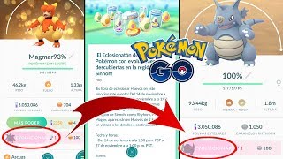 EVENTO CON ECLOSIONES Y EVOLUCIONES DE 4 GENERACIÓN! [Pokémon GO-davidpetit]
