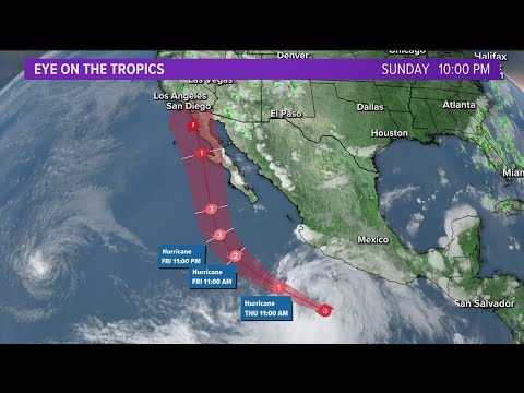 Hurricane Hilary forms off Mexico's Pacific coast and could bring rain ...
