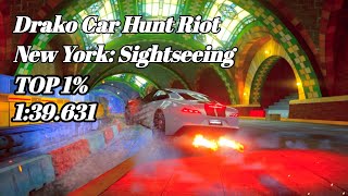 Car Hunt Riot: Drako GTE × Sightseeing 1:39.631 (basic route)