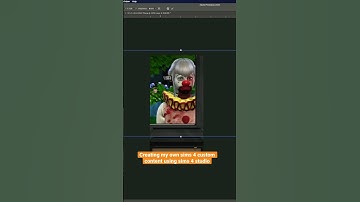 Creating my own Sims 4 Custom Content | Tragic Clown Poster CC #shorts30  #thesims4 #shorts