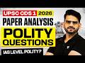 CDS 1 2026 Polity Question Analysis — IAS स्तर के प्रश्न ? | UPSC Prelims 2026 | Shubham Sisodiya