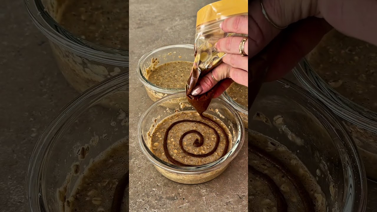 PEČENÁ OVESNÁ JAKO SKOŘICOVÁ ROLKA? 😍 to musíte zkusit! #mealprep