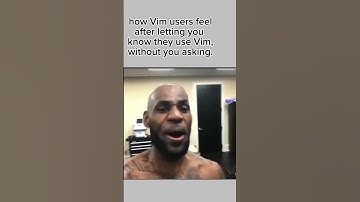 #shorts #Vim #Meme #ProgrammingHumor #DeveloperMemes #TechMemes #VimUsers #Coding #Nerd #GeekCulture