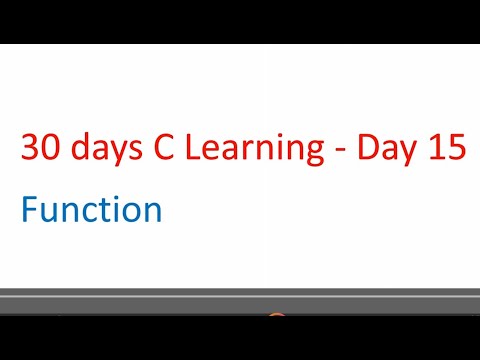 Function In C