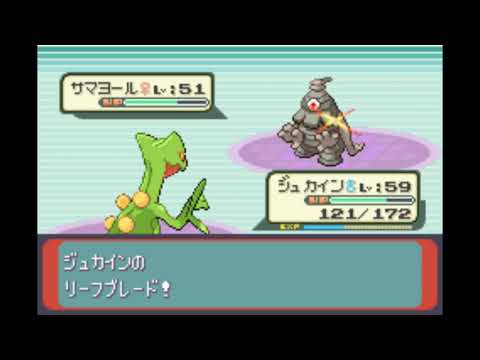 ポケモンエメラルド 】part21: VS フヨウ（してんのう）pokemon