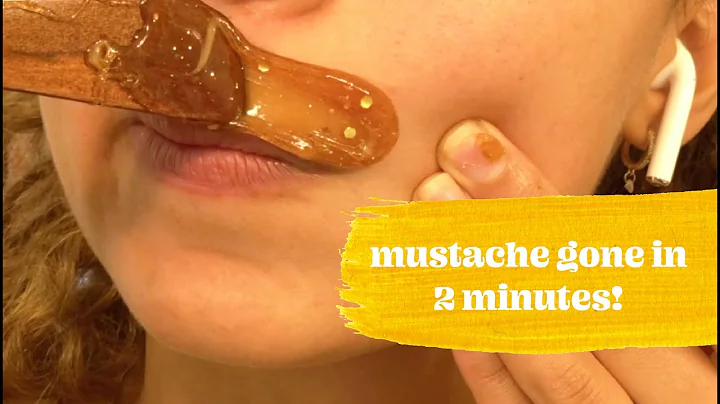 How to sugar wax your mustache from home | Sugardo...