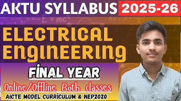 Final Year Syllabus Aktu|Electrical Engineering syllabus| 4