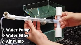 Aerator airlift filter DIY | Aquarium filter DIY