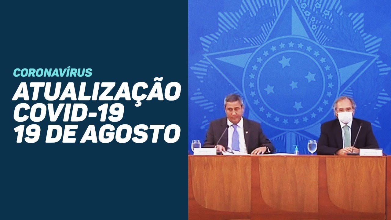 AO VIVO – Confira a coletiva do Planalto neste 19 de agosto sobre a COVID-19
