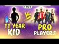 11 Years Kid 😱 Vs Pro Players || Free Fire Highest Headshot Rate Player ? - Garena Free Fire