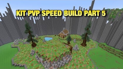 MINECRAFT PS4 KIT PVP SPEED BUILD | Part 5 |