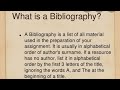 Understanding the Annotated Bibliography