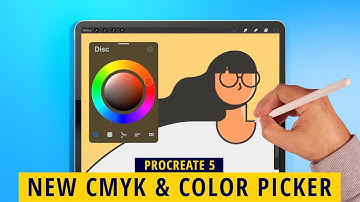 PROCREATE 5 HANDS-ON: New CMYK Support And Floating Color Picker!