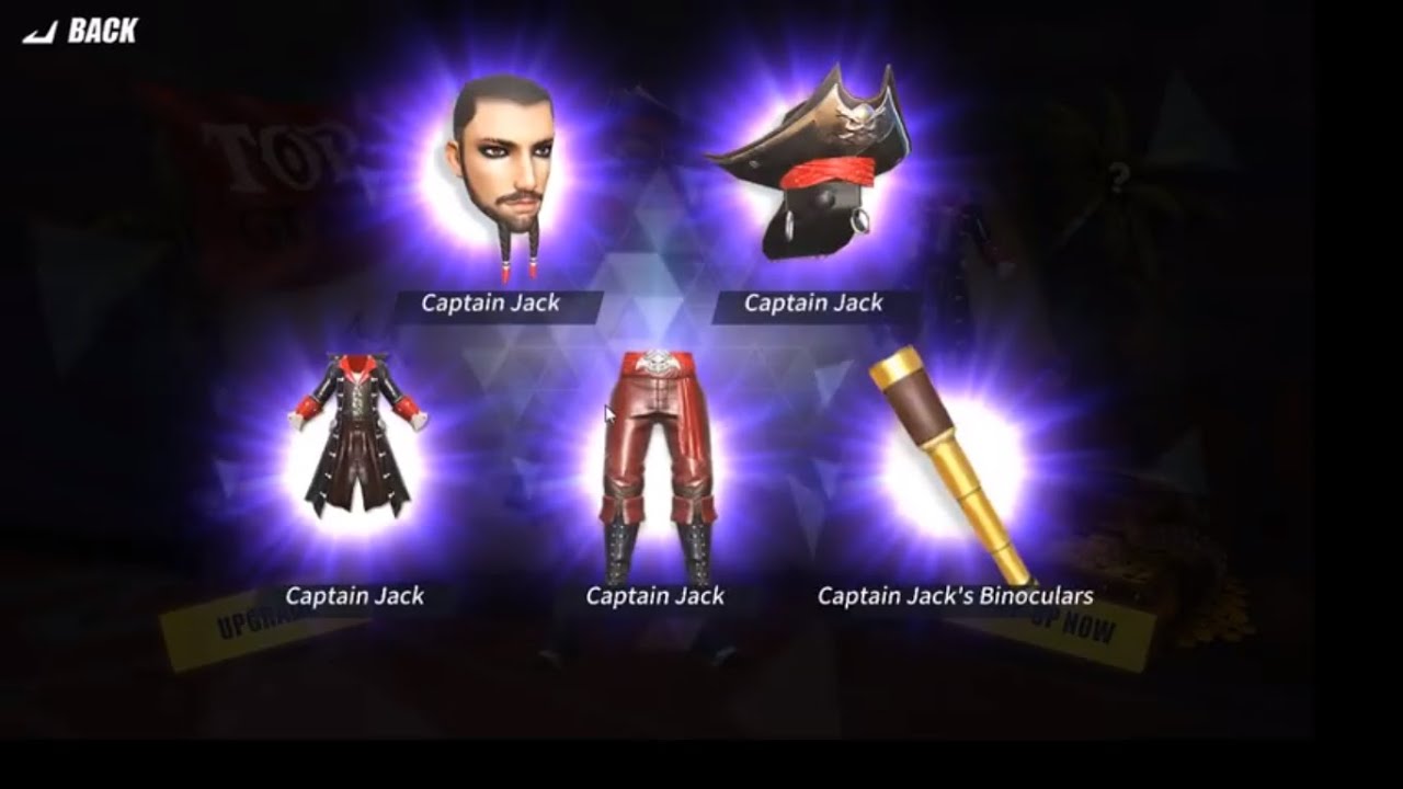 ROS:NEW Update Monthly Offers TOP UP Captain Jack Sparrow Full Set