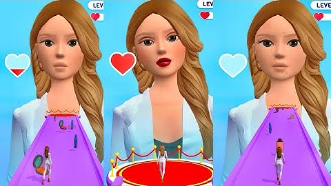 Beauty Walk 3D 👩👩Gameplay All Levels 1-3 (iOS/Android) 🥰