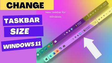 Change The Taskbar Size In Windows 11| No Software Quick Step