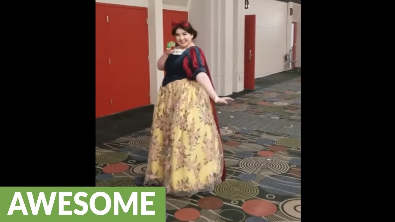 videos for cats Incredible Snow White transformation cosplay
