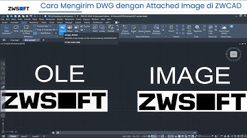 Cara Mengirim DWG dengan Attached image di ZWCAD (Etransmit) - Bahasa Indonesia
