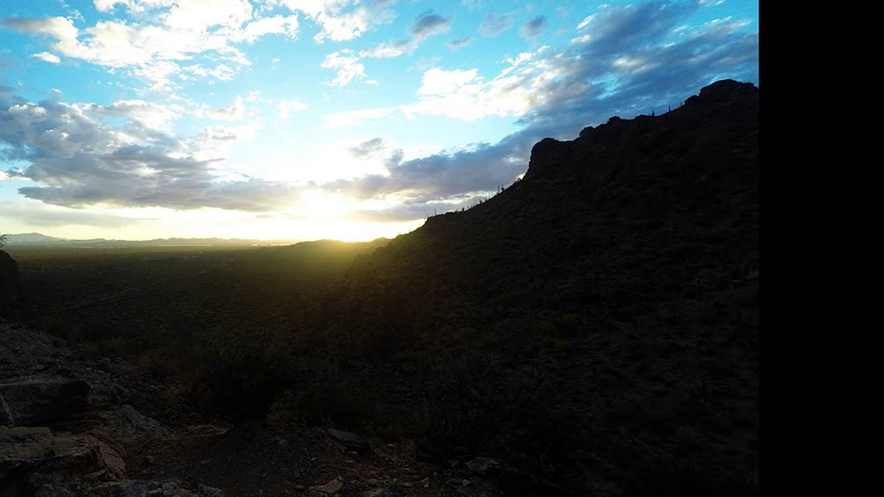 Sunset over Gates Pass, Tucson, Arizona YouTube