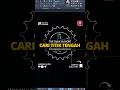 Cuma 1 Menit! Cara Mudah Cari Titik Tengah Objek di AutoCAD. #autocad #sketchup3d