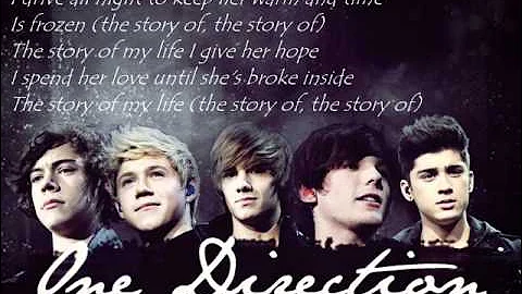 One Direction - Story Of My Life (Lyrics + Pictures)