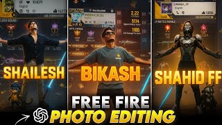 TRENDING FREE FIRE PROFILE PHOTO EDITING CHATGPT | INSTAGRAM TRENDING FREE FIRE NAME POSTER GENERATE screenshot 5