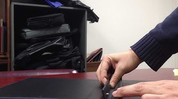 How to assemble a screw post portfolio book