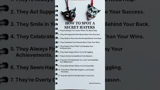 How To Spot Secret Haters