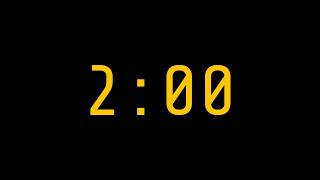 2 Minute Timer with Alarm | Simple Countdown Timer