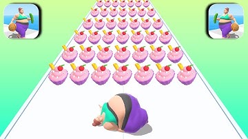 Fat 2 Fit in Max Level Gameplay iOS,Android New Update Trailer Mobile Game Walkthrough HJKLANSW