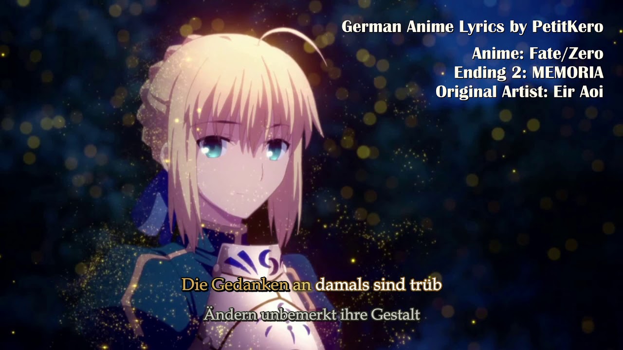 fate zero memoria german