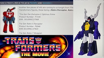 Transformers news! More retro movie toyline figures lists revealed. New perceptor & shrapnel leaked