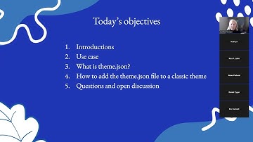 Adding theme.json in classic themes