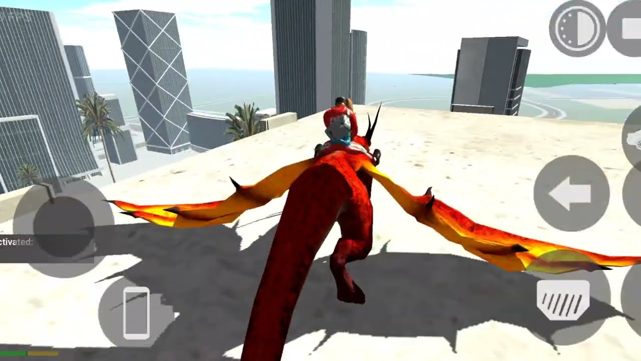 INDIANA BIKE 3D 🏍️ DRAGON RIDE 😱 | Flying Bike Gameplay