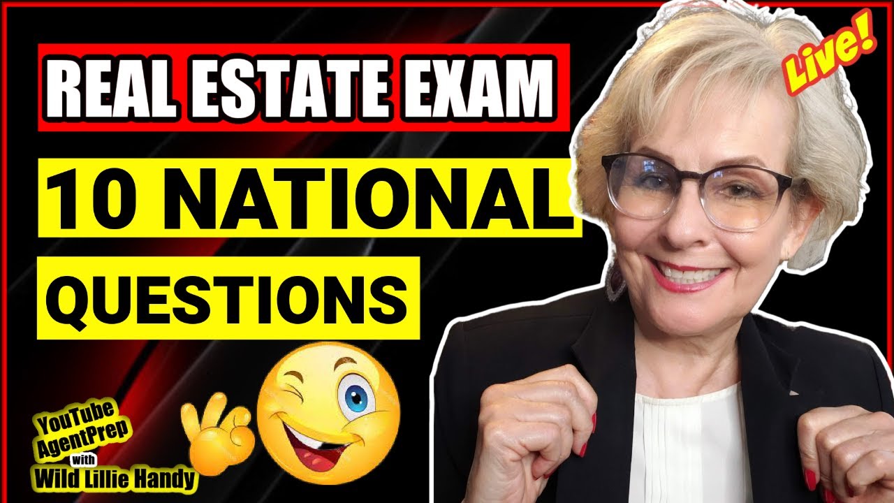 10 National Real Estate Exam Questions AgentPrep Live! YouTube