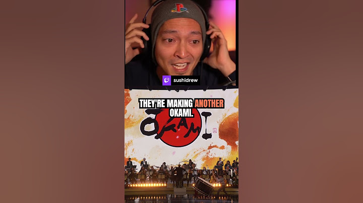 sushidrew's reaction to the Okami Sequel #gameawards #reaction #shorts