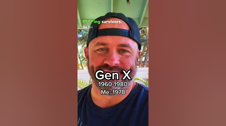 Generation X 🤙🏼 #genx #generationx #millennials