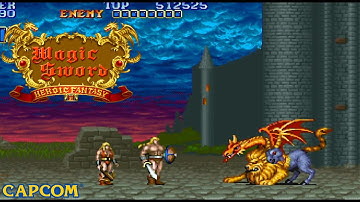 MAGIC SWORD HEROIC FANTASY 1990 | ARCADE | GAMEPLAY FULL HD