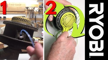Ryobi Weed Wacker String Trimmer String Replacement in 2 EASY STEPS